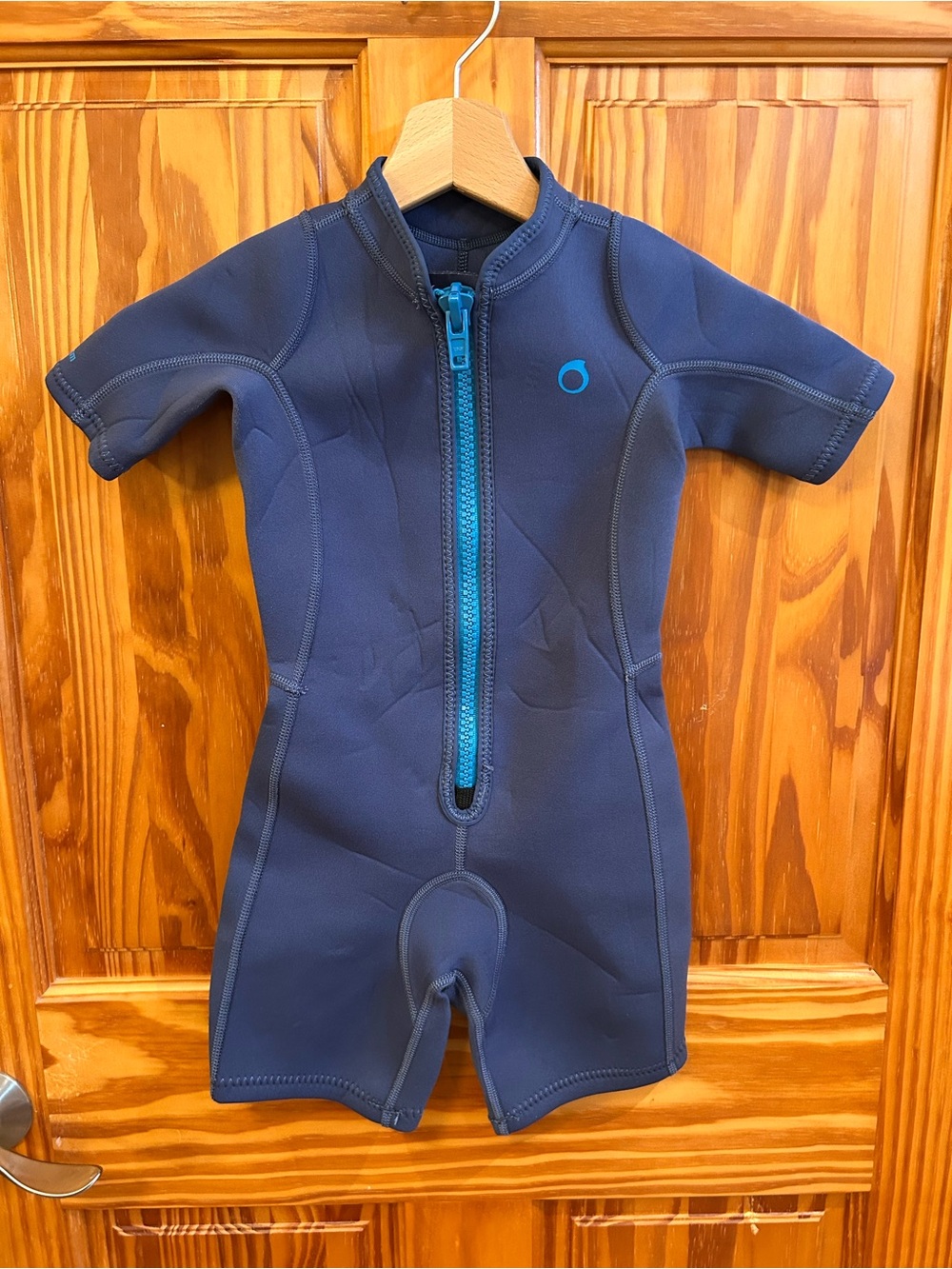 Decathlon Olaian Blue Shorty Wetsuit with Front Zip